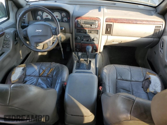 2001 Jeep Grand Cherokee Limited with VIN 1J4GW58N41C615283, listed as a Copart auction lot 44548105 with 190,952 mi miles and Salvage Title. Bid and sale history available at carsss.com. Image 8.