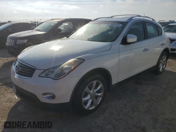 2008 Infiniti EX Journey with VIN JNKAJ09E48M300742, listed as a Copart auction lot 73926254 with 129,017 mi miles and Non Repairable. Bid and sale history available at DreamBid. Image 1.