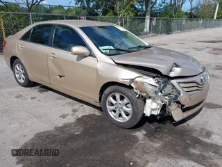 2011 Toyota Camry LE with VIN 4T1BF3EK5BU741058, listed as a IAAI auction lot 42081019 with 169,785 mi miles. Bid and sale history available at carsss.com. Image 1.