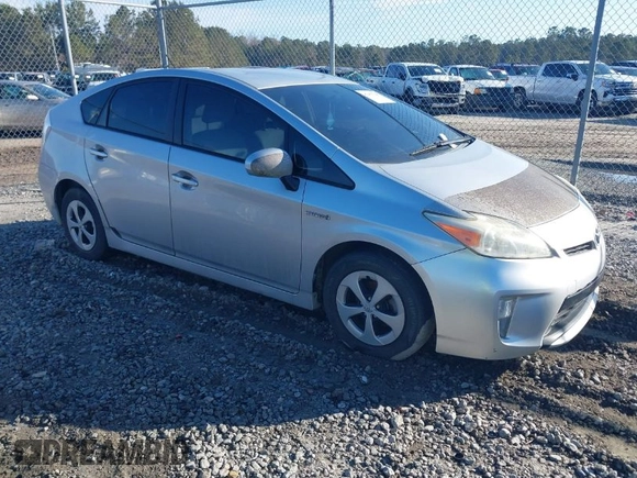 2013 Toyota Prius One with VIN JTDKN3DU1D5597127, listed as a IAAI auction lot 41455106 with 255,247 mi miles. Bid and sale history available at carsss.com. Image 1.