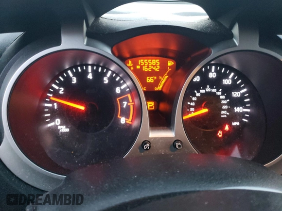 2012 Nissan Juke SL with VIN JN8AF5MR4CT111893, listed as a Copart auction lot 84082694 with 155,585 mi miles and Salvage Title. Bid and sale history available at carsss.com. Image 9.