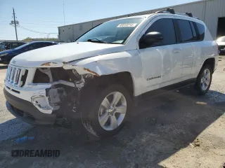 2012 Jeep Compass Sport with VIN 1C4NJCBA4CD605775, listed as a Copart auction lot 48559085 with 59,356 mi miles and Salvage Title. Bid and sale history available at carsss.com. Image 1.