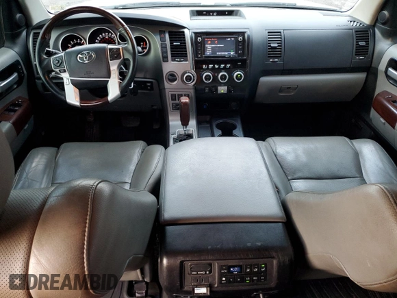 2014 Toyota Sequoia Platinum with VIN 5TDDY5G10ES094035, listed as a Copart auction lot 80311314 with 149,692 mi miles and Salvage Title. Bid and sale history available at carsss.com. Image 8.
