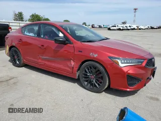 2020 Acura ILX Premium with VIN 19UDE2F8XLA002530, listed as a Copart auction lot 53042955 with 49,067 mi miles and Salvage title. Bid and sale history available at DreamBid. Image 4.