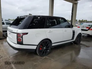 2018 Land Rover Range Rover with VIN SALGR2RV5JA503073, listed as a Copart auction lot 38466314 with 74,366 mi miles and . Bid and sale history available at DreamBid. Image 3.