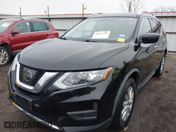 2017 Nissan Rogue SV with VIN KNMAT2MV5HP604465, listed as a IAAI auction lot 41463706 with 103,942 mi miles. Bid and sale history available at carsss.com. Image 6.