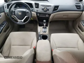 2012 Honda Civic EX with VIN 19XFB2F83CE053591, listed as a Copart auction lot 50392235 with 137,410 mi miles and Salvage Title. Bid and sale history available at DreamBid. Image 8.