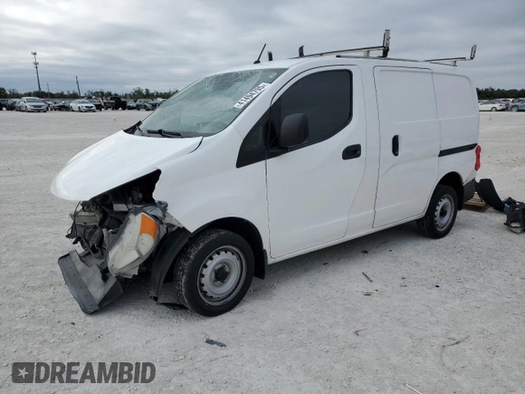 2017 Nissan NV200 S with VIN 3N6CM0KNXHK722409, listed as a Copart auction lot 41494795 with 101,558 mi miles and Salvage title. Bid and sale history available at DreamBid. Image 1.