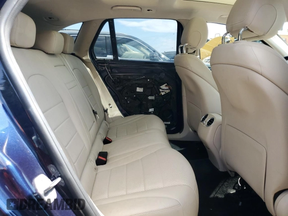 2018 Mercedes-Benz GLC 300 with VIN WDC0G4JBXJV057047, listed as a Copart auction lot 64453315 with 63,320 mi miles and Salvage title. Bid and sale history available at DreamBid. Image 10.