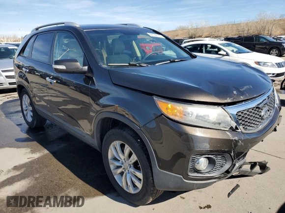 2011 Kia Sorento EX with VIN 5XYKUDA27BG133341, listed as a Copart auction lot 47578165 with 129,331 mi miles and Salvage Title. Bid and sale history available at DreamBid. Image 4.