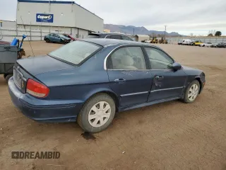 2004 Hyundai Sonata with VIN KMHWF25S44A077187, listed as a Copart auction lot 47595755 with 285,876 mi miles and Clean Title. Bid and sale history available at carsss.com. Image 3.