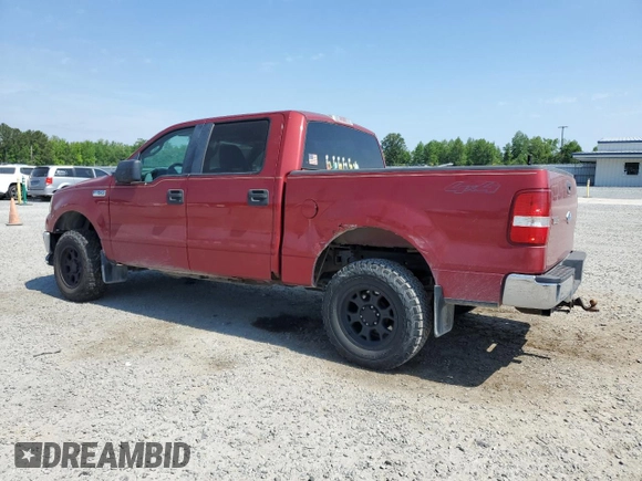 2008 Ford F-150 XL with VIN 1FTRW14W58KB17356, listed as a Copart auction lot 55103535 with 175,429 mi miles and Clean title. Bid and sale history available at DreamBid. Image 2.