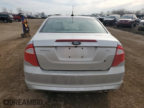 2012 Ford Fusion SEL with VIN 3FAHP0JA3CR363781, listed as a Copart auction lot 49696235 with 185,280 mi miles and Clean Title. Bid and sale history available at DreamBid. Image 6.
