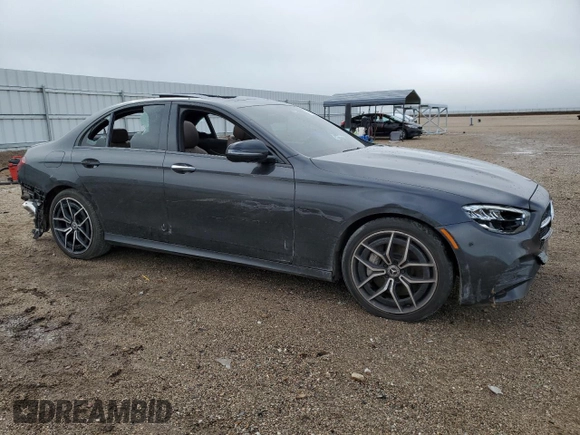 2022 Mercedes-Benz E-Class E 350 with VIN W1KZF8DB6NB038107, listed as a Copart auction lot 48717665 with 0 mi miles and Salvage Title. Bid and sale history available at carsss.com. Image 4.