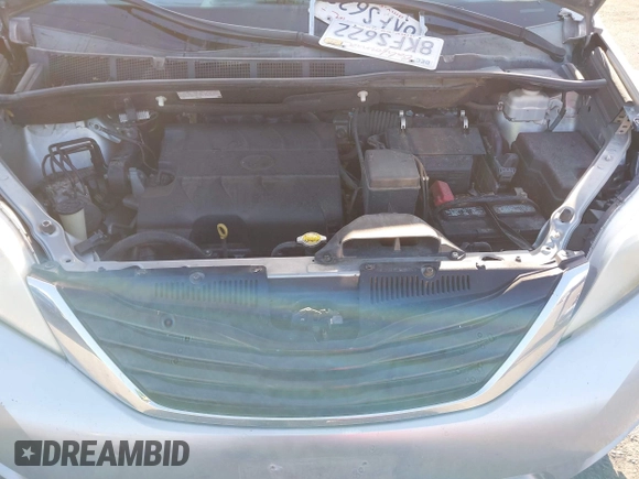 2014 Toyota Sienna LE AAS with VIN 5TDKK3DC7ES435109, listed as a IAAI auction lot 41963135 with 175,517 mi miles and . Bid and sale history available at DreamBid. Image 10.