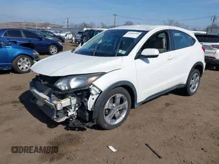 2018 Honda HR-V LX with VIN 3CZRU6H32JM722057, listed as a IAAI auction lot 41804600 with 100,468 mi miles. Bid and sale history available at carsss.com. Image 16.