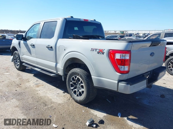 2023 Ford F-150 XL with VIN 1FTFW1E57PKE62881, listed as a IAAI auction lot 41481403 with 20,603 mi miles. Bid and sale history available at carsss.com. Image 3.