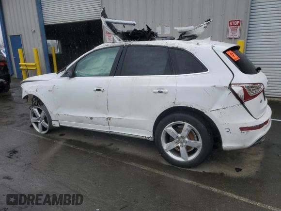 2011 Audi Q5 Premium Plus with VIN WA1DKAFP7BA033431, listed as a Copart auction lot 46000055 with Not provided miles and Salvage title. Bid and sale history available at DreamBid. Image 2.