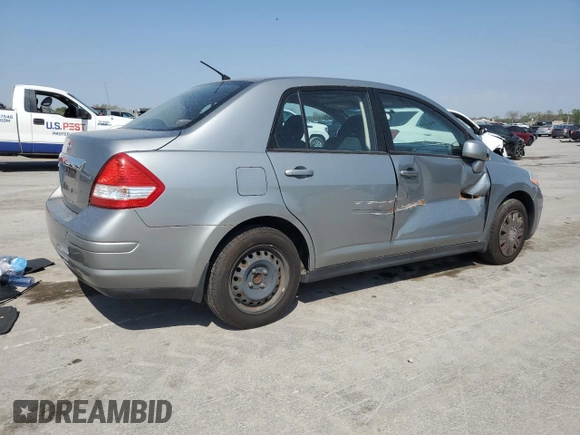 2011 Nissan Versa S with VIN 3N1BC1AP5BL442282, listed as a Copart auction lot 52713645 with 147,356 mi miles and Salvage title. Bid and sale history available at DreamBid. Image 3.
