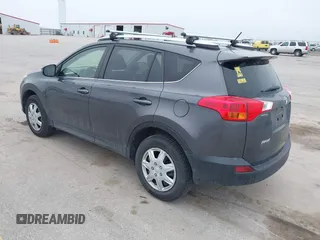 2015 Toyota RAV4 LE with VIN JTMBFREV2FJ049199, listed as a IAAI auction lot 41937465 with 131,547 mi miles. Bid and sale history available at carsss.com. Image 3.