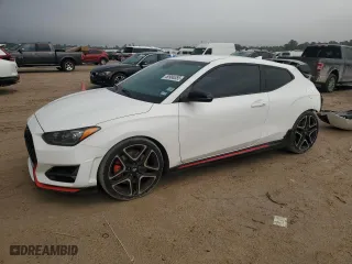 2021 Hyundai Veloster N with VIN KMHT36AH9MU011200, listed as a Copart auction lot 50986355 with 44,477 mi miles and Salvage Title. Bid and sale history available at carsss.com. Image 1.