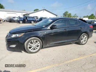 2013 Kia Optima EX с VIN 5XXGN4A73DG181456, выставлен на аукционе Copart как лот 60731565 с пробегом 80 944 миль миль и Списание • Salvage title. История ставок и продаж доступна на DreamBid. Изображение 1.