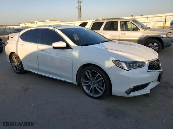 2019 Acura TLX w/Technology Pkg with VIN 19UUB2F48KA007732, listed as a Copart auction lot 42254115 with 63,123 mi miles and Salvage Title. Bid and sale history available at carsss.com. Image 4.