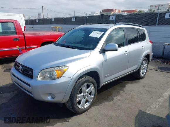 2006 Toyota RAV4 Sport with VIN JTMZK32VX65000076, listed as a IAAI auction lot 41904226 with 216,262 mi miles. Bid and sale history available at carsss.com. Image 2.