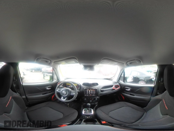 2023 Jeep Renegade Trailhawk z VIN ZACNJDC17PPP43612, wystawiony jako IAAI lot #42486733 z przebiegiem 17 658 mil mil oraz . Historia ofert i sprzedaży dostępna na DreamBid. Obrazek 19.