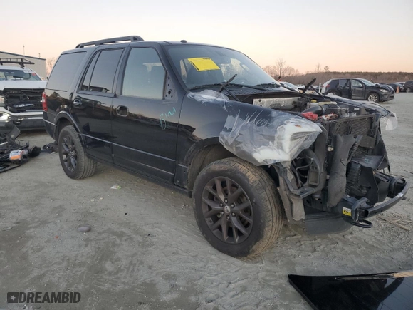 2017 Ford Expedition Limited with VIN 1FMJU2AT2HEA15851, listed as a Copart auction lot 84849574 with 112,762 mi miles and Salvage Title. Bid and sale history available at carsss.com. Image 4.