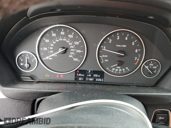 2014 BMW 3 Series 320i with VIN WBA3B1G56ENT00065, listed as a Copart auction lot 50780505 with 171,887 mi miles and Salvage Title. Bid and sale history available at carsss.com. Image 9.