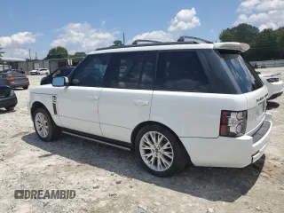 2012 Land Rover Range Rover SC Autobiography with VIN SALMP1E45CA369698, listed as a Copart auction lot 65983495 with 84,438 mi miles and Salvage title. Bid and sale history available at DreamBid. Image 2.