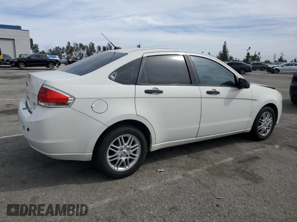 2009 Ford Focus SE with VIN 1FAHP35N89W160681, listed as a Copart auction lot 46862285 with 105,660 mi miles and Salvage Title. Bid and sale history available at carsss.com. Image 3.