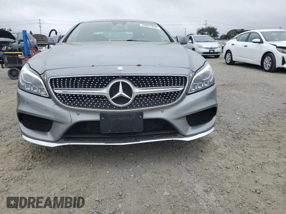 2015 Mercedes-Benz CLS 550 with VIN WDDLJ7DB6FA139038, listed as a Copart auction lot 59001645 with 46,084 mi miles and Salvage title. Bid and sale history available at DreamBid. Image 5.
