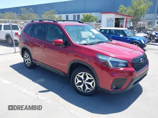 2021 Subaru Forester Premium with VIN JF2SKAJC6MH445546, listed as a IAAI auction lot 42605027 with 56,712 mi miles and . Bid and sale history available at DreamBid. Image 1.