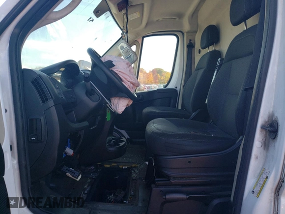 2019 Ram ProMaster Cargo with VIN 3C6TRVCG7KE539385, listed as a Copart auction lot 76939384 with Not Provided miles and Salvage Title. Bid and sale history available at DreamBid. Image 7.