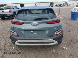 2022 Hyundai Kona SE with VIN KM8K2CAB1NU755691, listed as a Copart auction lot 88602655 with 37,517 mi miles and Salvage Title. Bid and sale history available at carsss.com. Image 6.