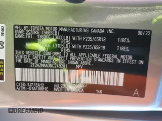 2022 Lexus RX with VIN 2T2AZMAA3NC249281, listed as a Copart auction lot 79829094 with 20,748 mi miles and Salvage Title. Bid and sale history available at carsss.com. Image 15.
