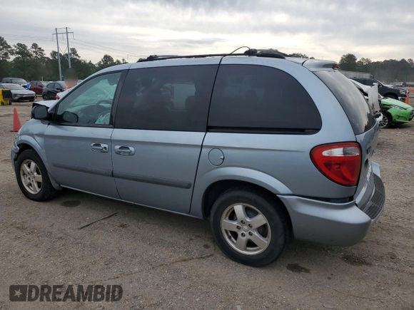 2006 Dodge Caravan SXT with VIN 1D4GP45R26B607591, listed as a Copart auction lot 55261715 with 174,486 mi miles and Salvage Title. Bid and sale history available at DreamBid. Image 2.