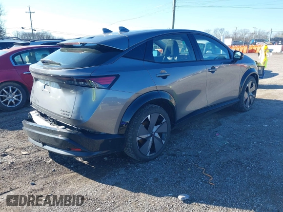 2024 Nissan ARIYA Platinum+ with VIN JN1DF0CD2RM740057, listed as a IAAI auction lot 41824664 with 1,167 mi miles and . Bid and sale history available at DreamBid. Image 4.