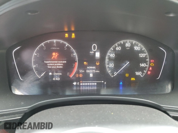 2022 Honda Civic Sport z VIN 2HGFE2F58NH600358, wystawiony jako Copart lot #52738505 z przebiegiem 62 275 mil mil oraz Szkoda całkowita • Salvage title. Historia ofert i sprzedaży dostępna na DreamBid. Obrazek 9.