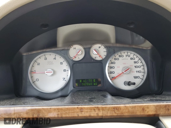 2007 Ford Five Hundred Limited with VIN 1FAFP25107G123095, listed as a Copart auction lot 79606274 with 167,868 mi miles and Salvage Title. Bid and sale history available at carsss.com. Image 9.