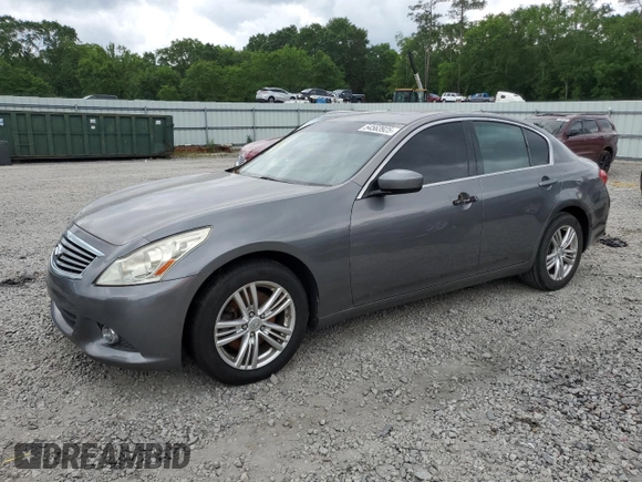 2013 Infiniti G37 x with VIN JN1CV6AR1DM357915, listed as a Copart auction lot 54563925 with Not Provided miles and Salvage Title. Bid and sale history available at carsss.com. Image 1.