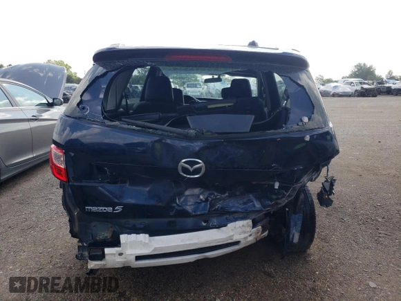 2014 Mazda 5 Grand Touring with VIN JM1CW2DL5E0174309, listed as a Copart auction lot 67900004 with 66,318 mi miles and Salvage Title. Bid and sale history available at DreamBid. Image 6.