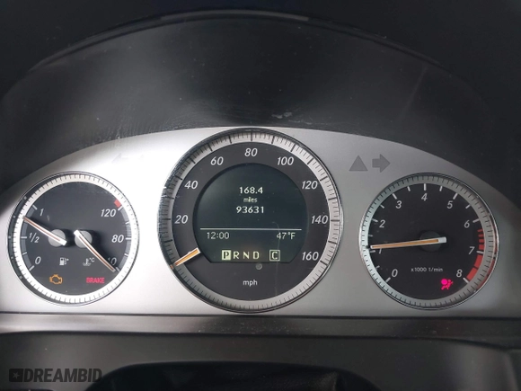 2008 Mercedes-Benz C-Class 3.0L Sport with VIN WDDGF54X48F117547, listed as a IAAI auction lot 41764470 with 93,631 mi miles. Bid and sale history available at carsss.com. Image 7.