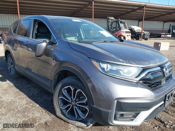 2021 Honda CR-V EX with VIN 2HKRW2H56MH681579, listed as a IAAI auction lot 42049132 with 1 mi miles. Bid and sale history available at carsss.com. Image 18.