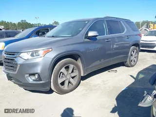 2019 Chevrolet Traverse LT Leather with VIN 1GNEVHKWXKJ320437, listed as a IAAI auction lot 41657356 with 73,161 mi miles. Bid and sale history available at carsss.com. Image 2.