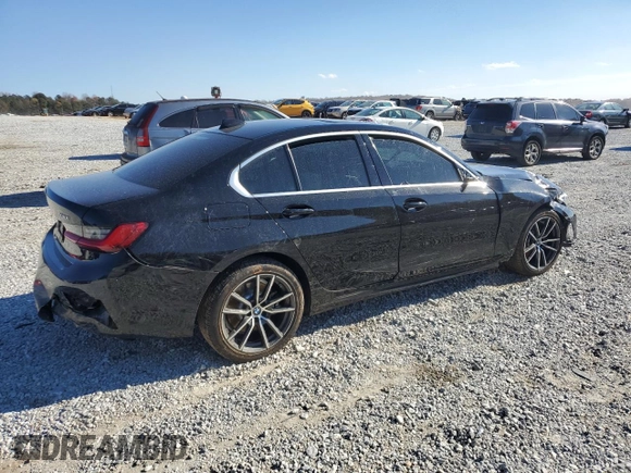 2019 BMW 3 Series 330i with VIN WBA5R1C50KAK10701, listed as a Copart auction lot 83441694 with 69,076 mi miles and Salvage Title. Bid and sale history available at carsss.com. Image 3.