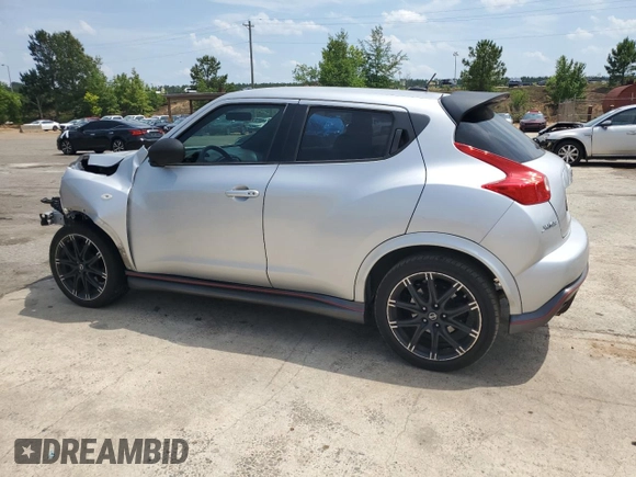 2014 Nissan Juke Nismo with VIN JN8AF5MV3ET364316, listed as a Copart auction lot 57774625 with 74,700 mi miles and Salvage title. Bid and sale history available at DreamBid. Image 2.