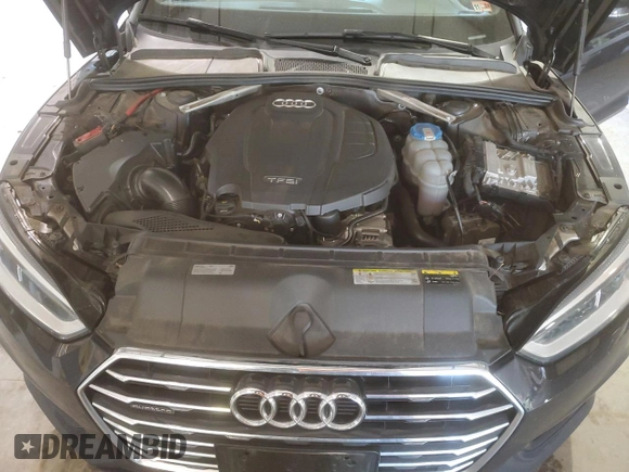 2018 Audi A5 Sportback Premium Plus with VIN WAUBNCF54JA112002, listed as a Copart auction lot 42905344 with 63,822 mi miles. Bid and sale history available at carsss.com. Image 11.